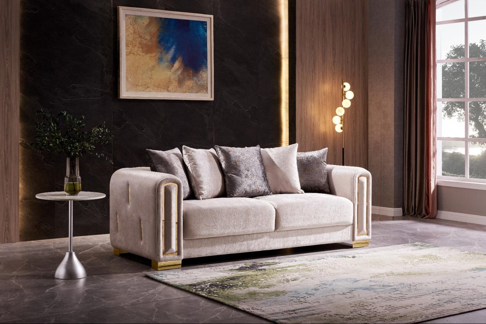 IMPREZA™ – MODERN VELVET SOFA SET – L1525