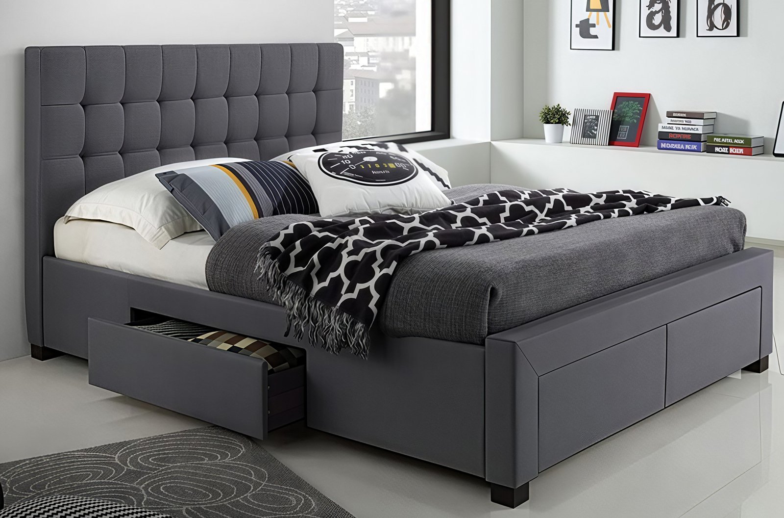 NOLITA VAULT™ – UPHOLSTERED STORAGE PLATFORM BED – T2152