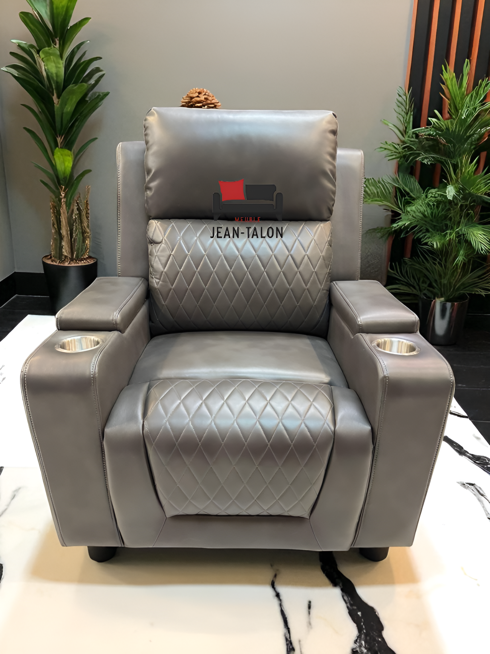 AuraChord™ PU Recliner Sofa Set – 7004
