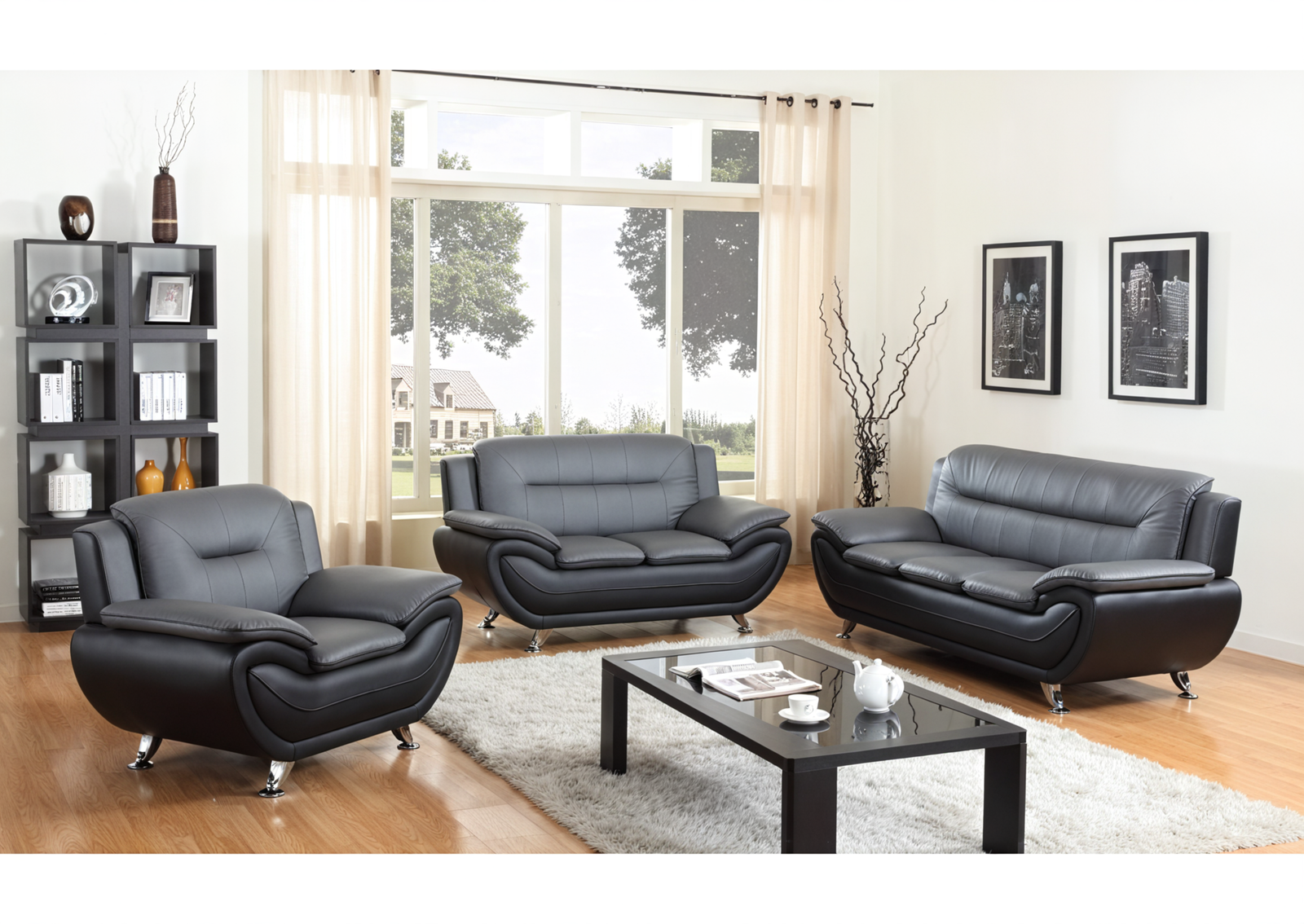 Sofa Set PU 1901