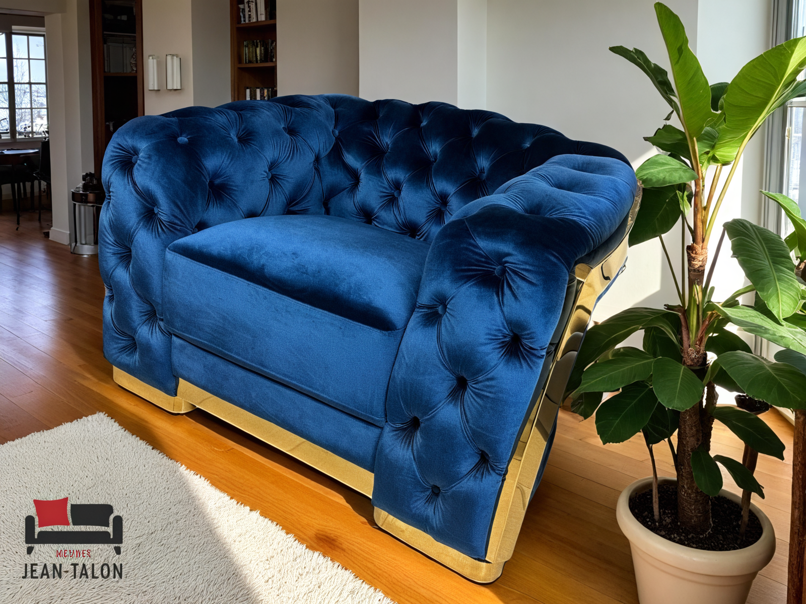 RegaliaGold™ Velvet Sofa Set – 6211