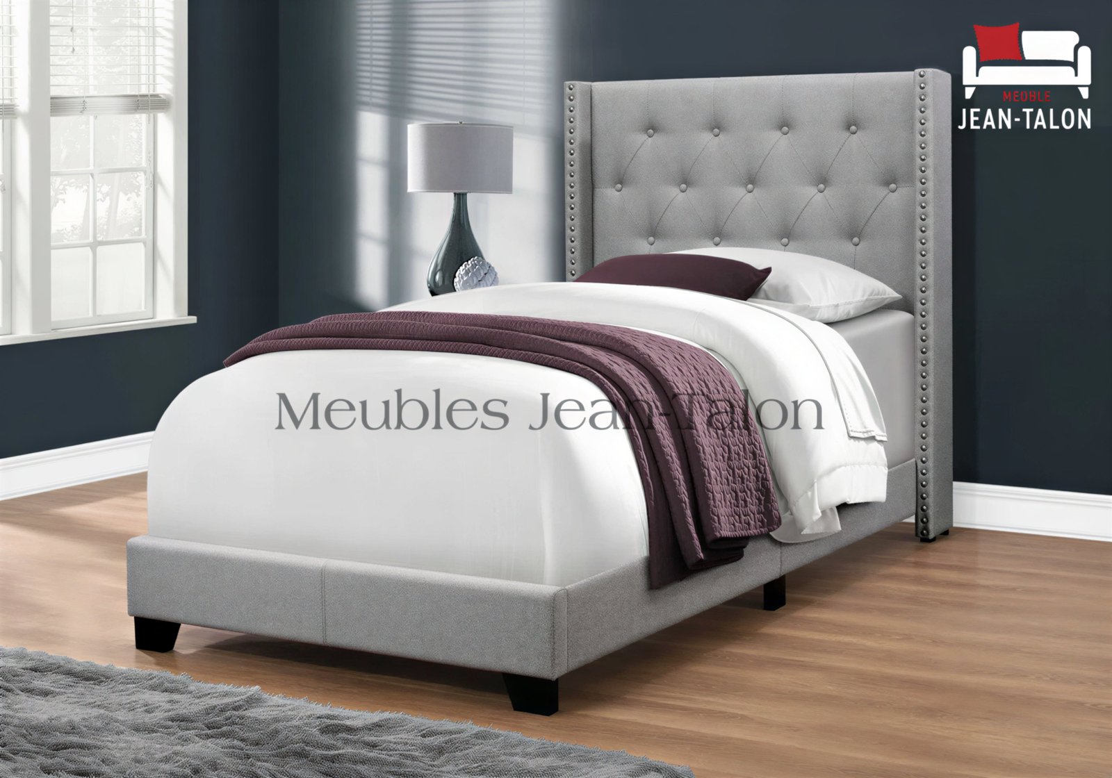 ASTORIA WING™ – UPHOLSTERED SINGLE BED – I-5984T