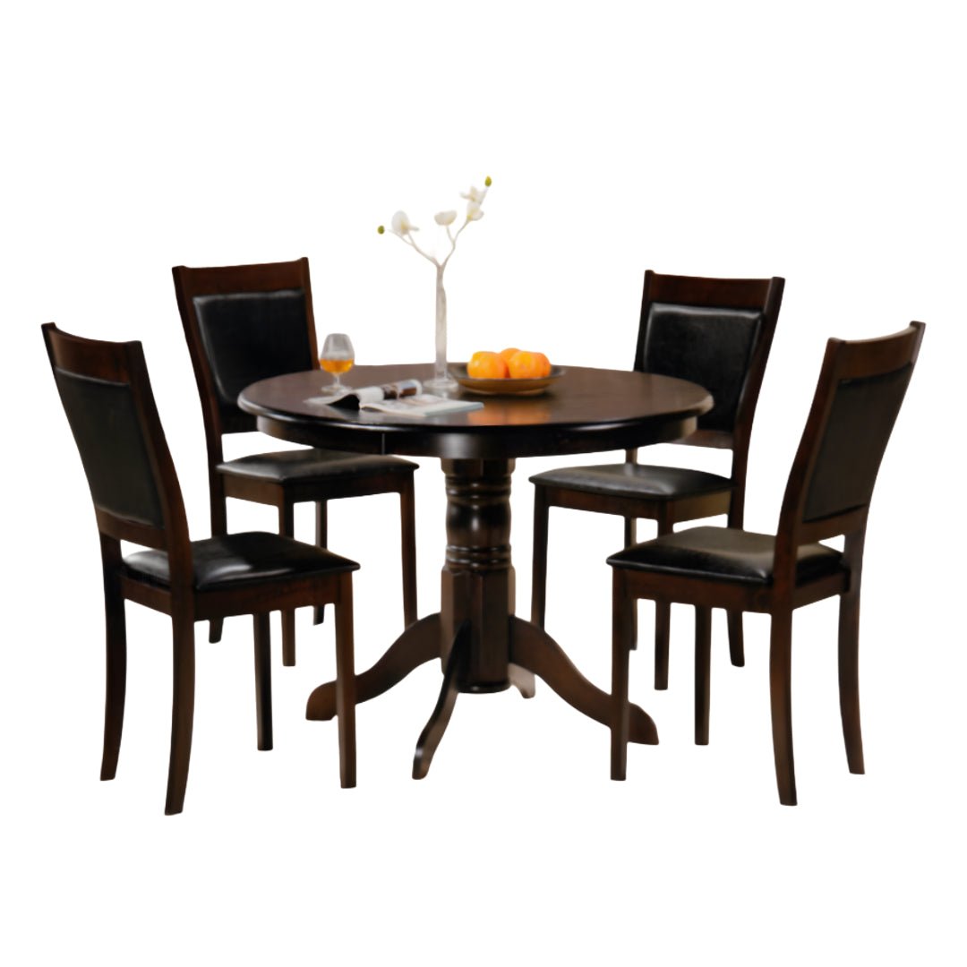 Espresso Round Dining Set – Model T-1060