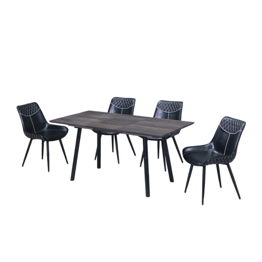Industrial Extendable Dining Set – Model T-1814