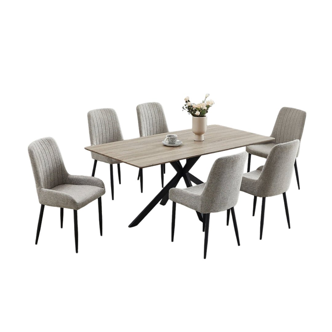 Modern Velvet Dining Set – Model T-1510