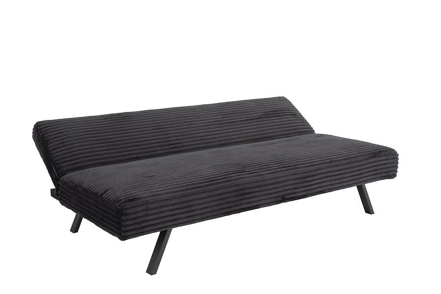 VELVET STRIDE™ – BLACK CORDUROY SOFA BED – IF-8065