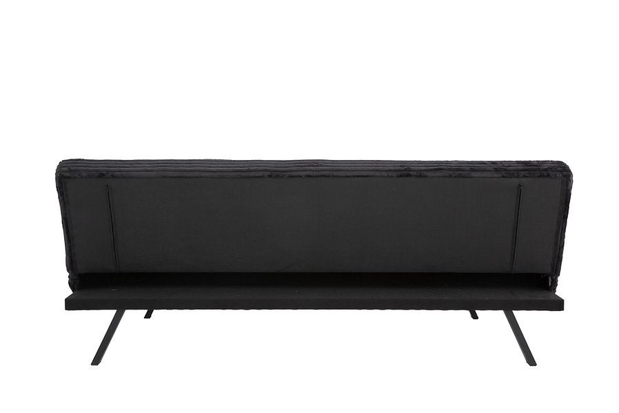 VELVET STRIDE™ – BLACK CORDUROY SOFA BED – IF-8065